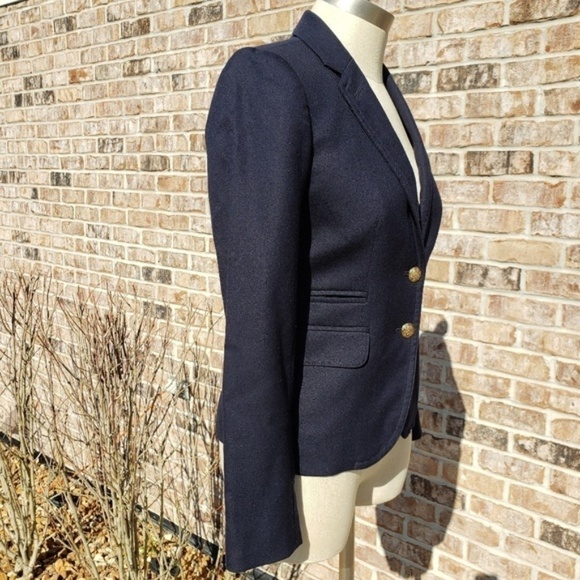 J. Crew Schoolboy 3-Button Blazer Navy Size 00 - Picture 2 of 5